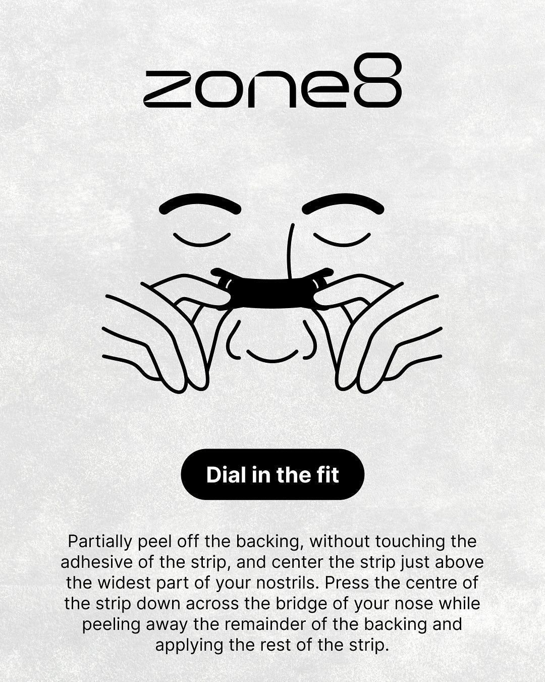 Zone8 Performance Max Nasal Strip - Black - Pack of 30
