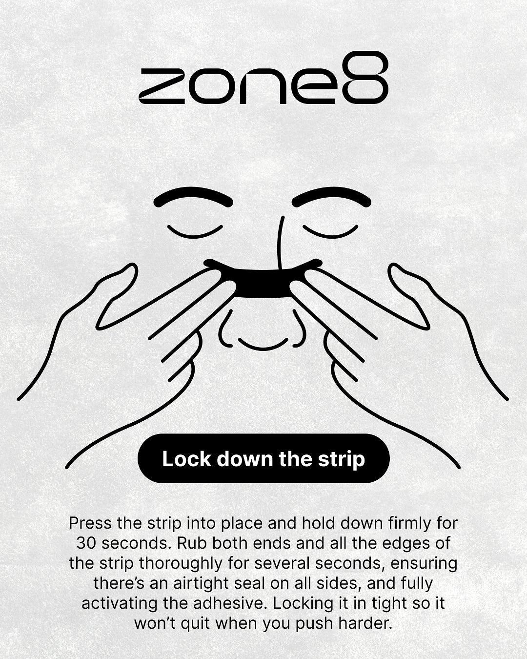 Zone8 Performance Max Nasal Strip - Black - Pack of 30