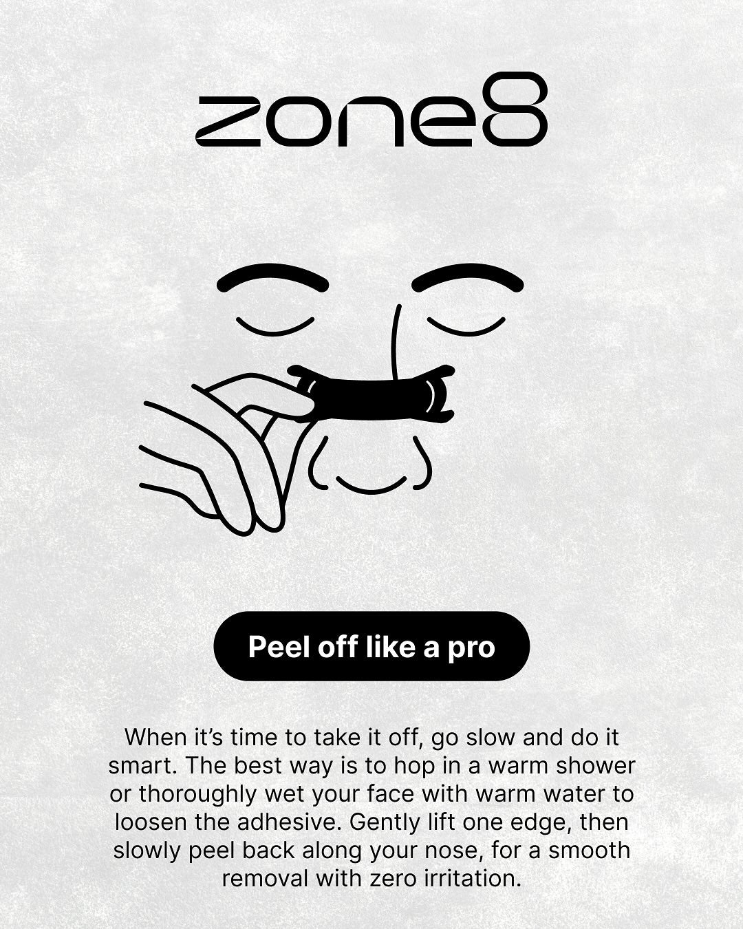 Zone8 Performance Max Nasal Strip - Black - Pack of 30