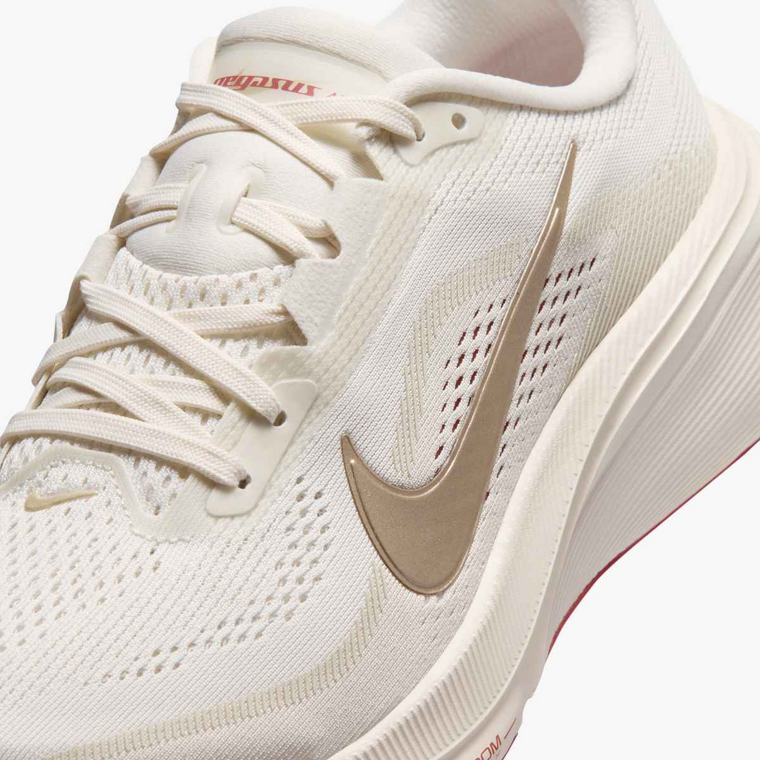 Nike Womens Pegasus 42 - Phantom/MTLC Gold Grain/Chalk Sail - Neutral - FA26