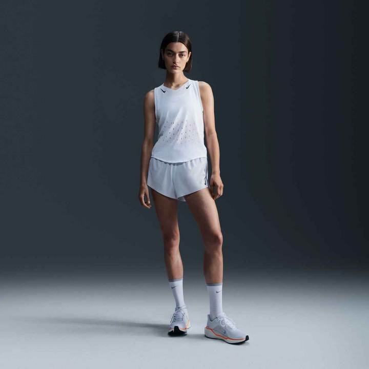 Nike Womens Dri-FIT ADV Aeroswift Singlet - White/Black/Black