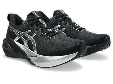 Asics Mens Novablast 5 Platinum - Platinum/Black - Neutral - SS26