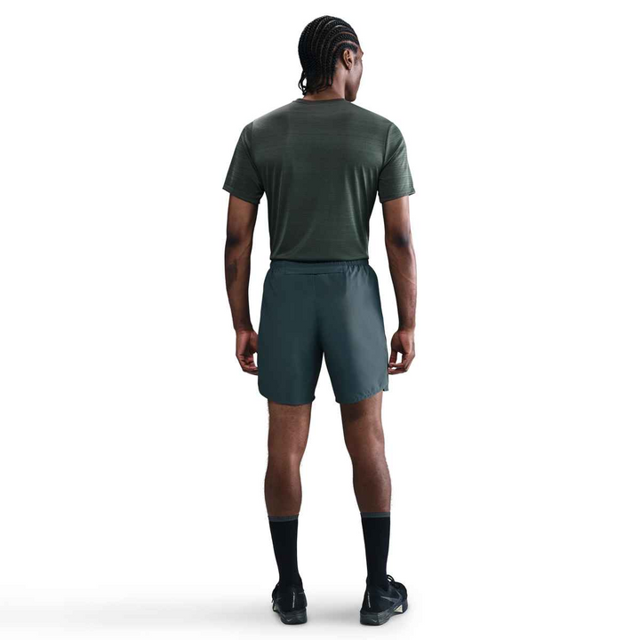Nike Mens Dri-FIT Miler Tee- Vintage Green/Reflective Silver