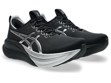 Asics Mens Gel Nimbus 28 Platinum - Platinum/Black - Neutral - SS26
