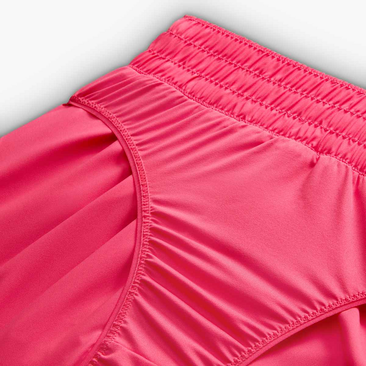 Nike One Women's Dri-FIT Mid-Rise Brief-Lined Graphic Short - Aster Pink/Glacier Blue