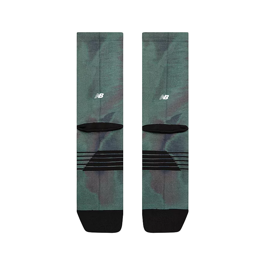Chaussettes New Balance Pro Run Crew - Alpine foncé/Vert chiné