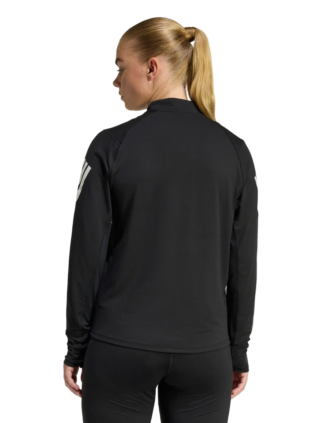 Adidas Womens Own The Run Half Zip Jacket - Black
