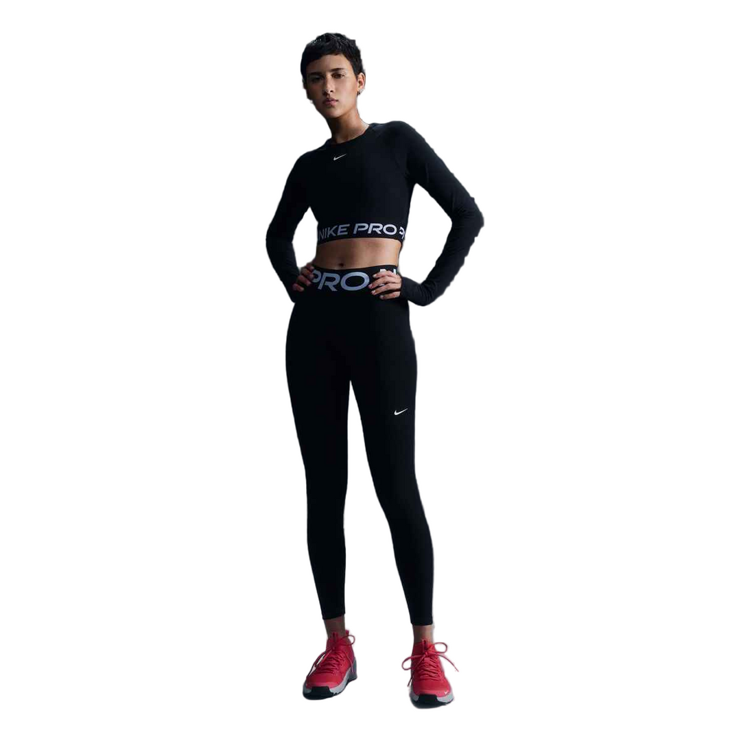 Nike Women's High-Waisted Full-Length Leggings - Black/White