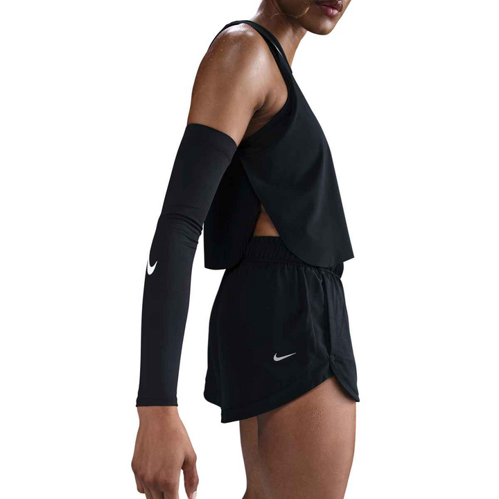 Nike Women's Dri-FIT Brief-Lined Running Shorts - Black/Black
