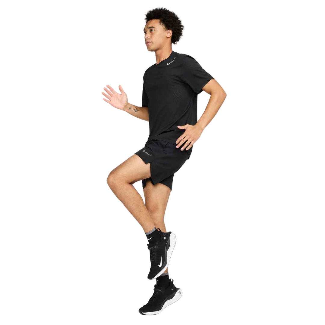 Nike Challenger Men's Dri-FIT 5" 2-in-1 Versatile Shorts - Black/Black/Reflective Silver