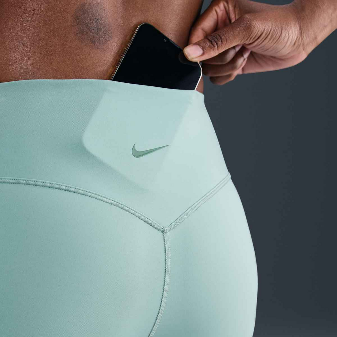 Nike Universa Women's High-Waisted 5" Biker Shorts - Cannon/Bicoastal/Bicoastal