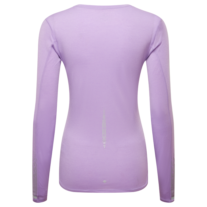 T-shirt RonHill Tech Reflect L/S pour femmes - Iris Marl/Reflect - AW25