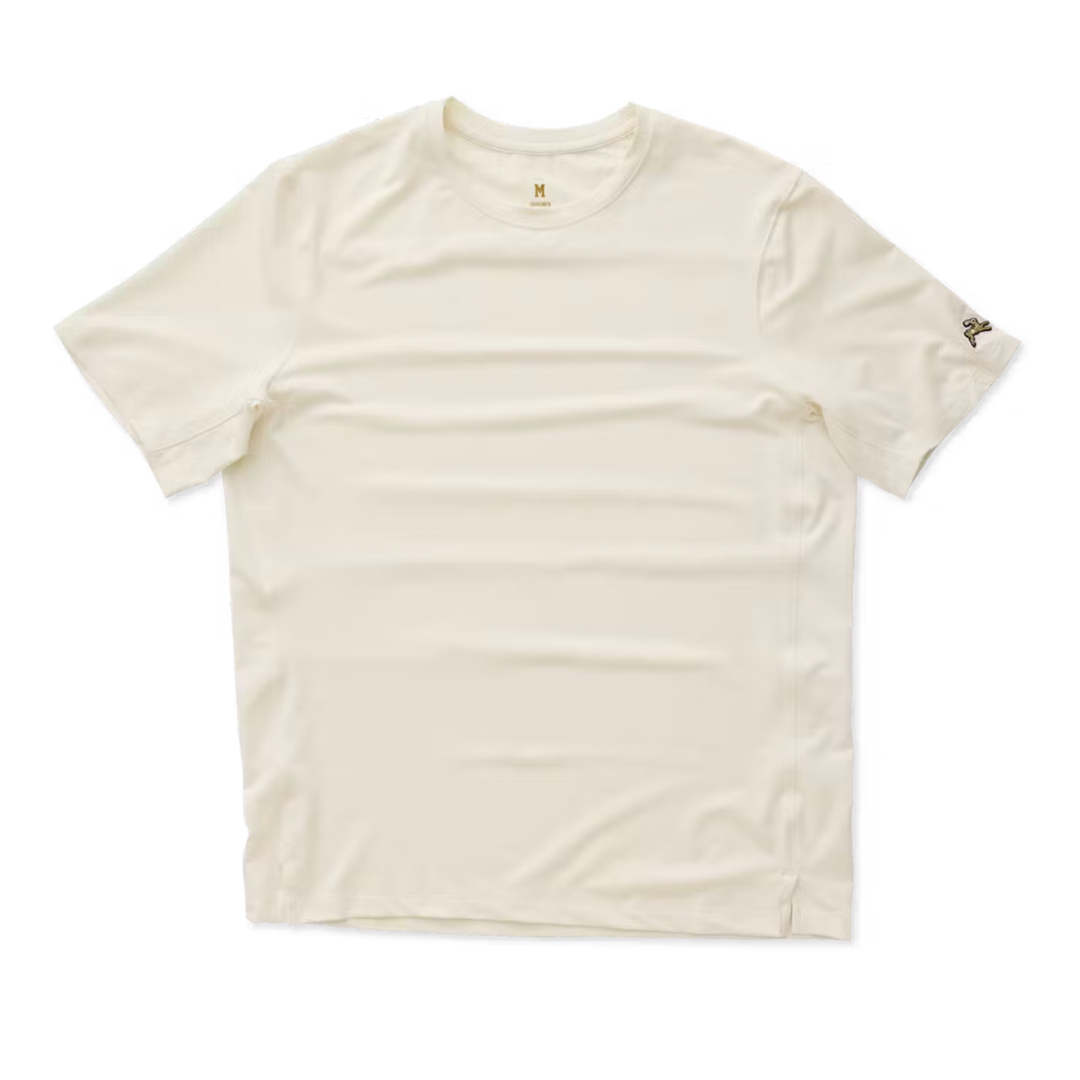 Tracksmith Mens Session Tee - Ivory