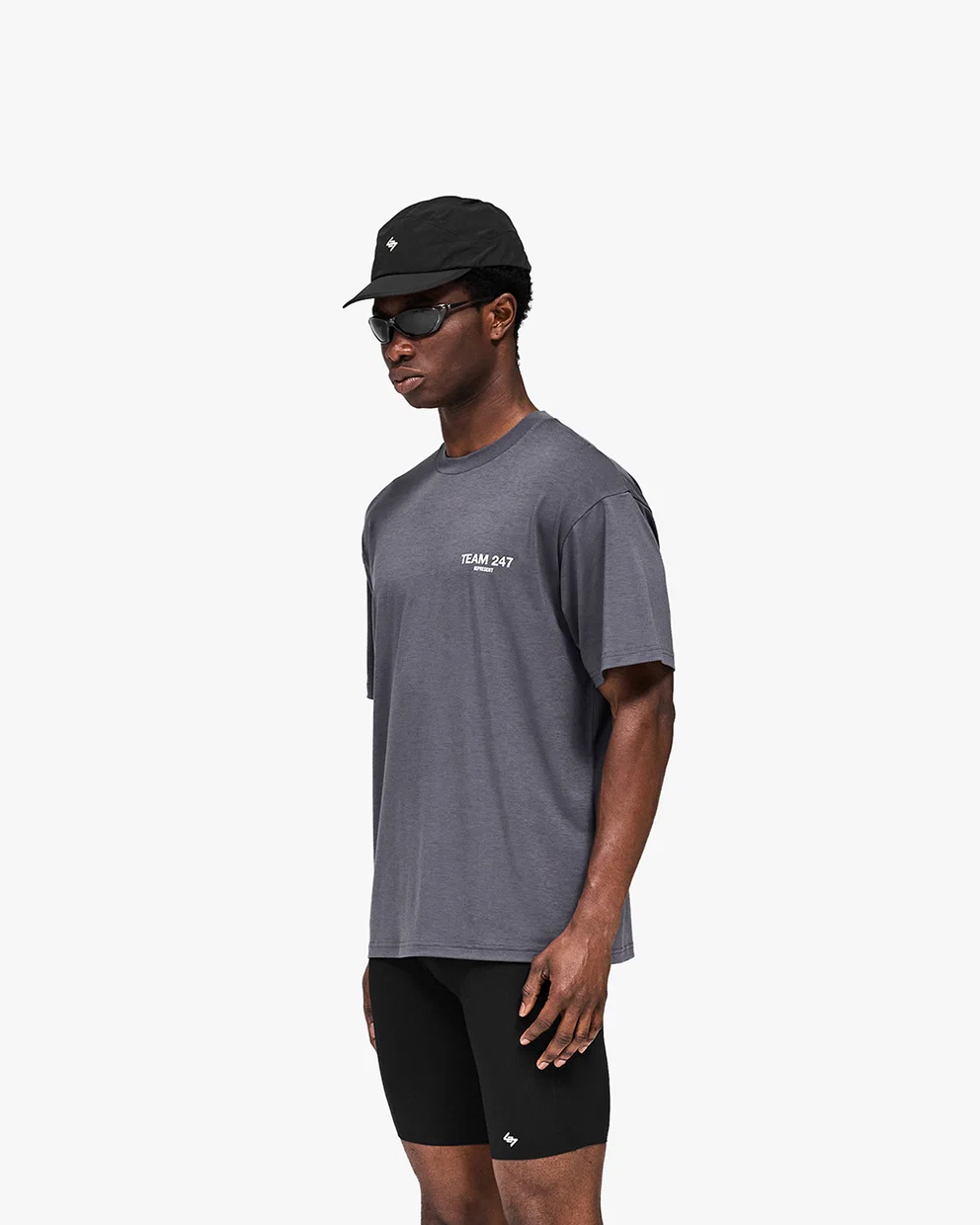 247 Represent Mens Team 247 Oversized Tee - Graphene - AW26