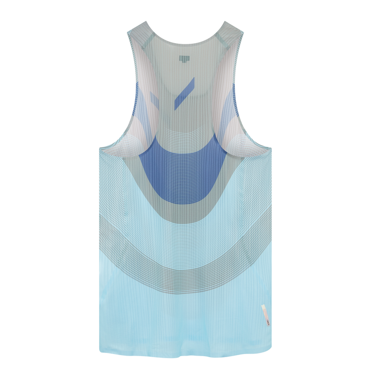 Soar Mens Race Vest 2.0 - Bleu/Gris/Bleu clair - PE26