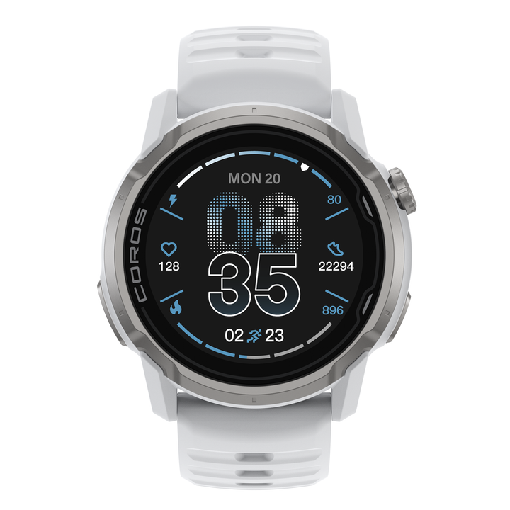 Coros Apex 4 GPS-Sportuhr 46 mm – Einheitsgröße – Weiß – Unisex