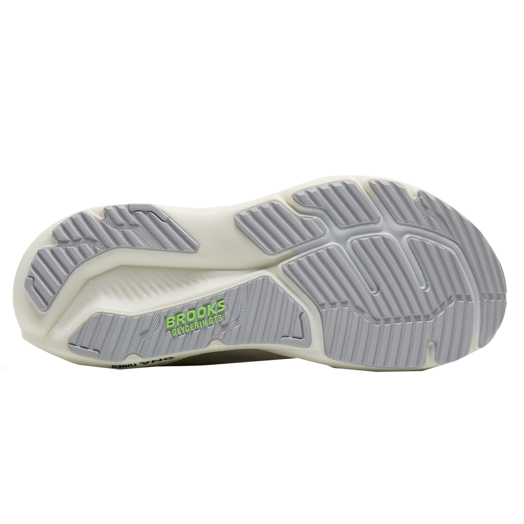Brooks Mens Glycerin GTS 23 - Grey/Green/Black - Stability - SS26