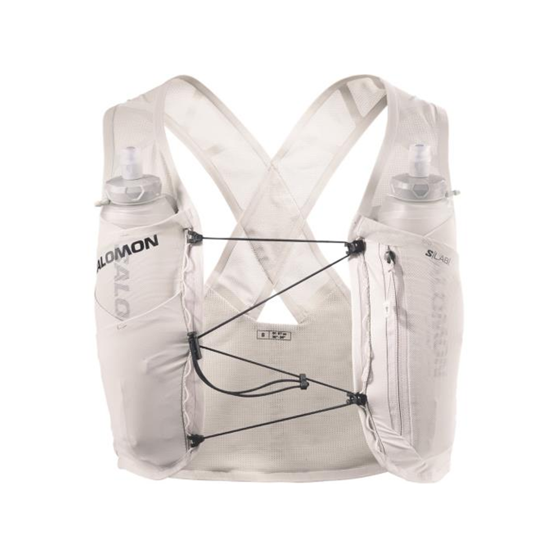 Gilet unisexe avec flacons Salomon GRVL Concept Skin 2 - Silver Cloud