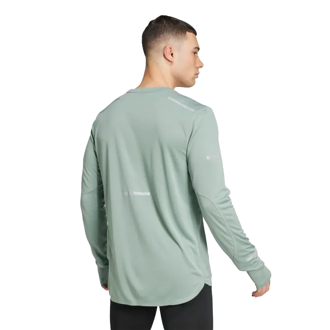 Adidas Mens Ultimate Long Sleeve - Silver Green