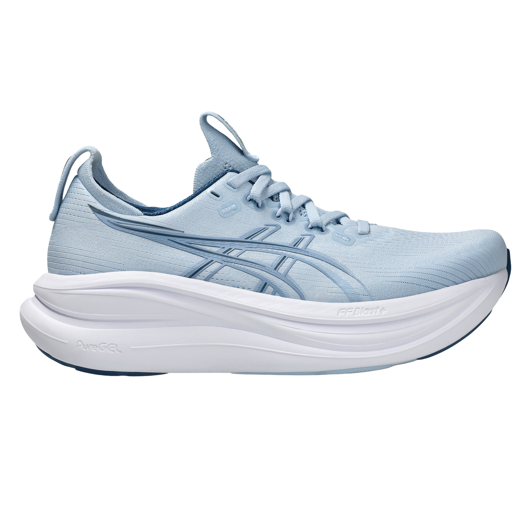 Asics Womens Gel Nimbus 28 - Solid Air/Calm Indigo - Neutral - AW26