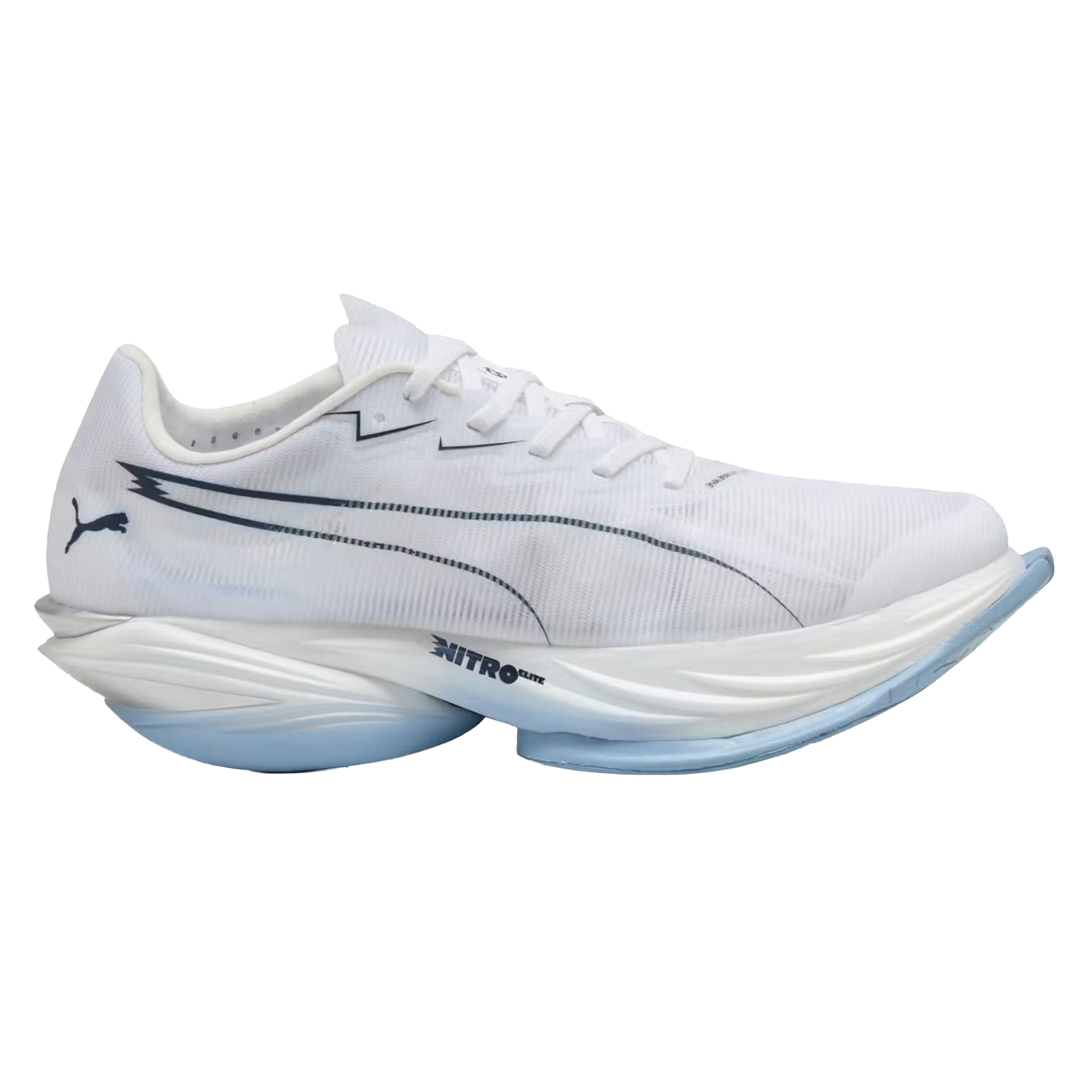 Puma Mens Fast-R NITRO Elite 3 - White/Chambray Blue - Neutral - SS26