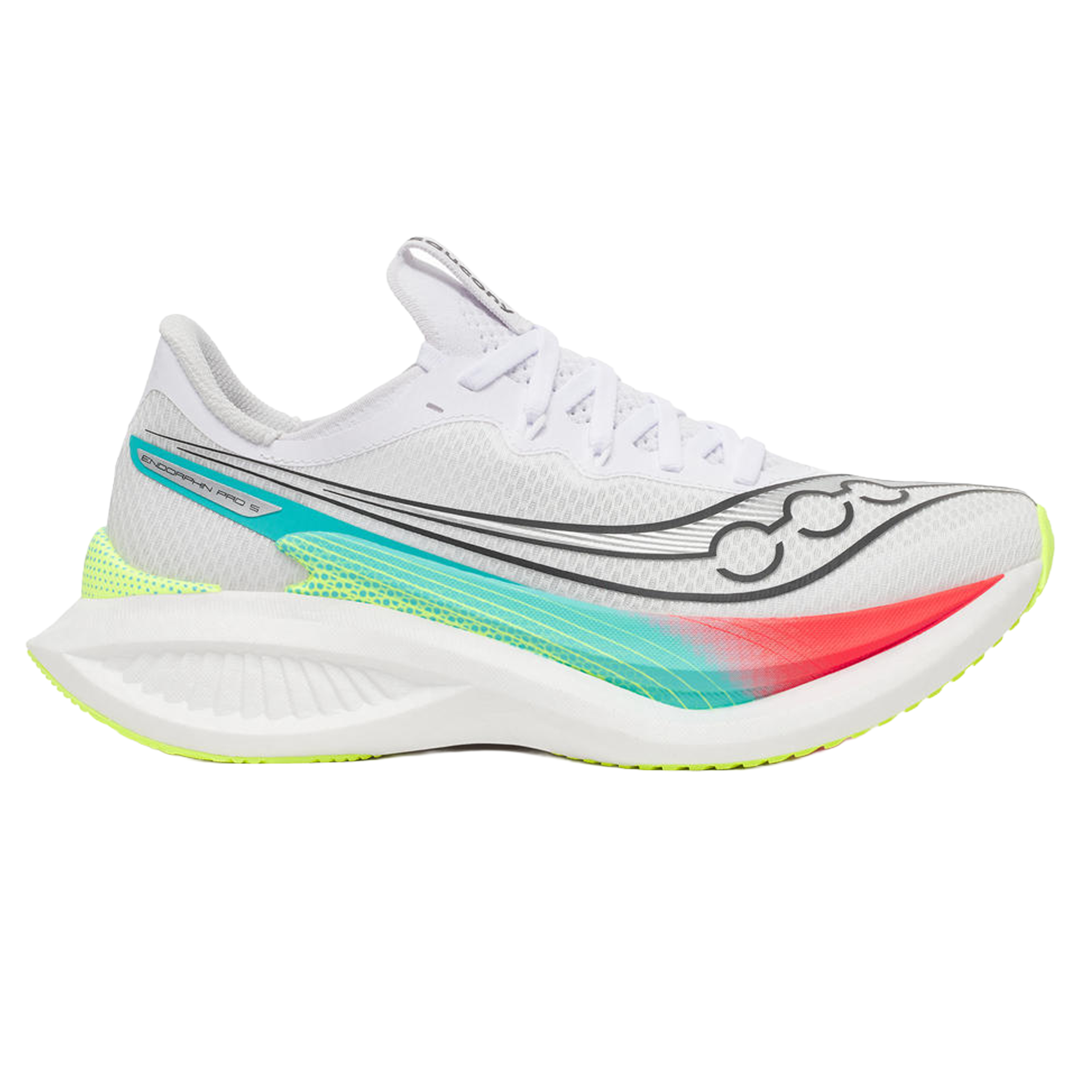 Saucony Womens Endorphin Pro 5 - White/Multi - Neutral - AW26