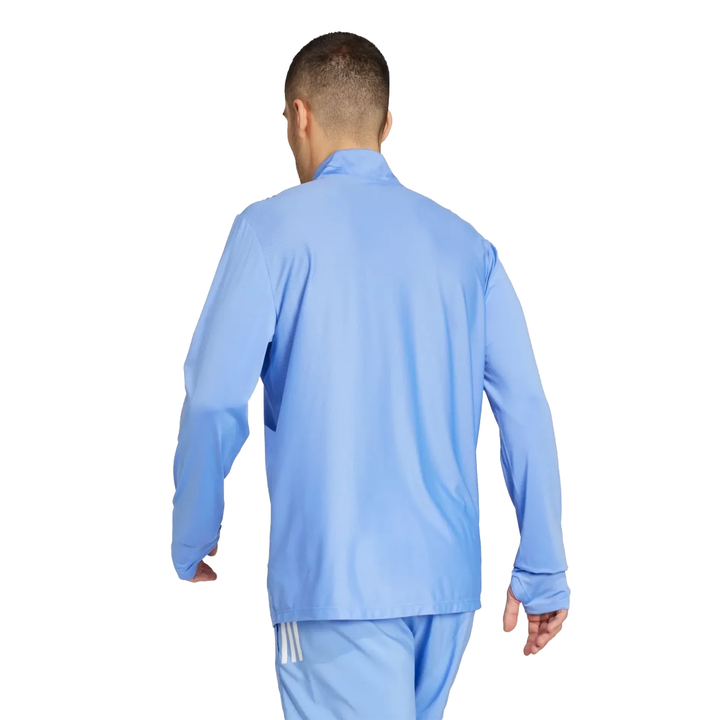 Adidas Mens Own The Run Half-Zip - Blue Fusion