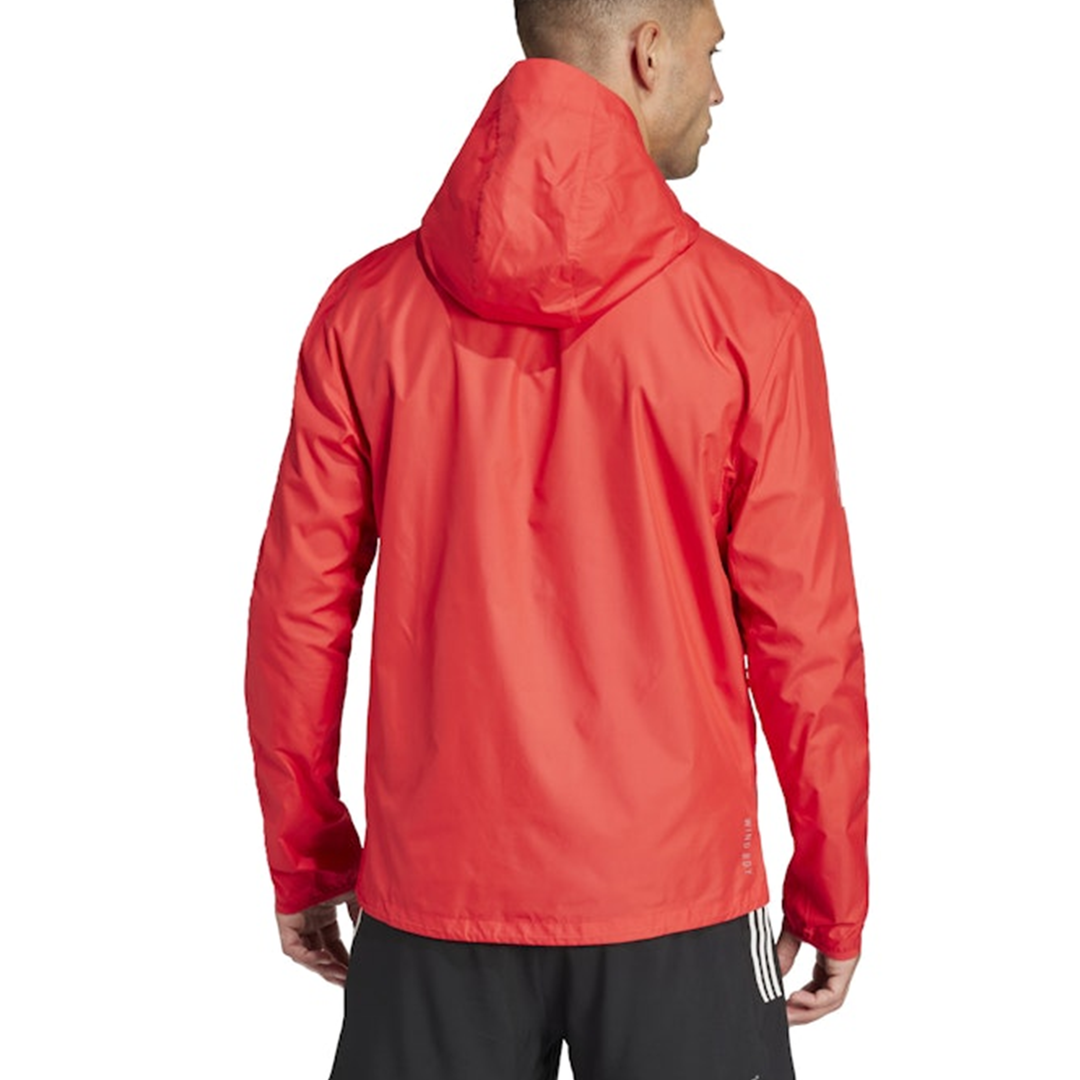 Adidas Mens Own The Run Jacket - Pure Ruby