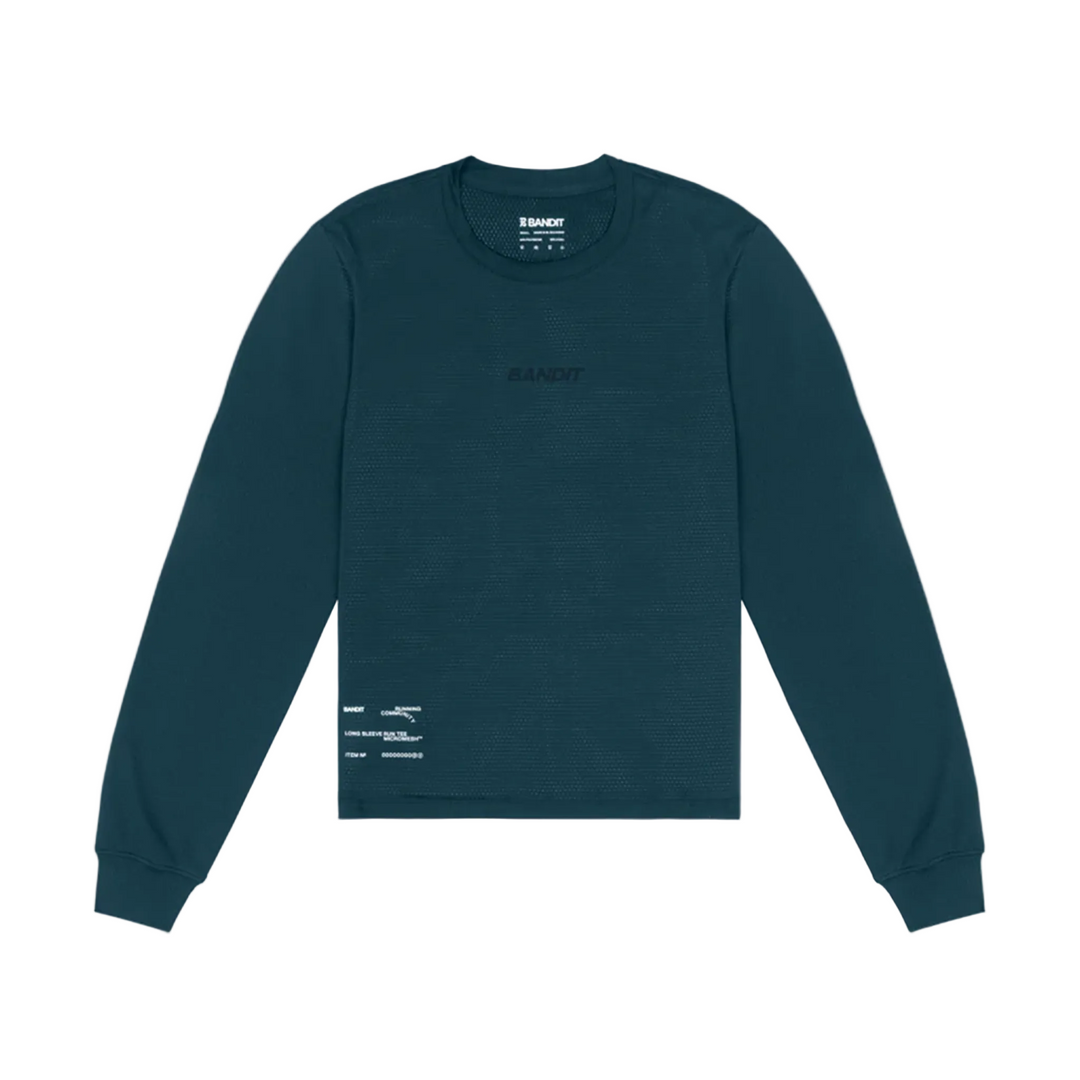 Bandit Womens Long Sleeve Micromesh Tee - Storm - SS26