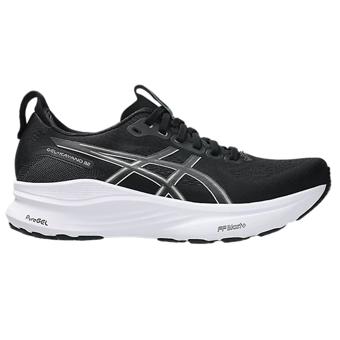 Asics Womens Gel Kayano 32 - Black/White - Stability - AW25