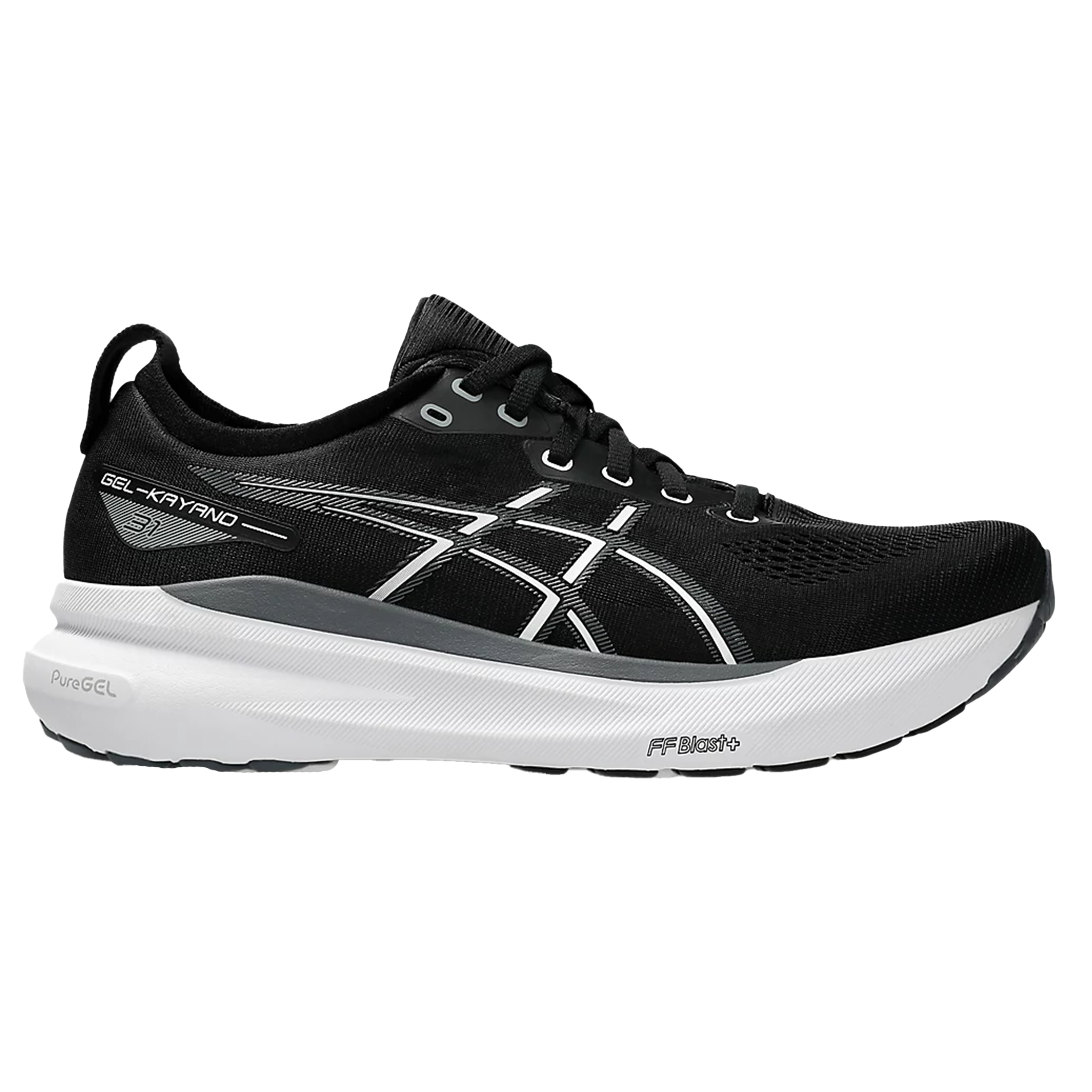 Asics Mens Gel Kayano 31 - Black/White - Stability - SS25