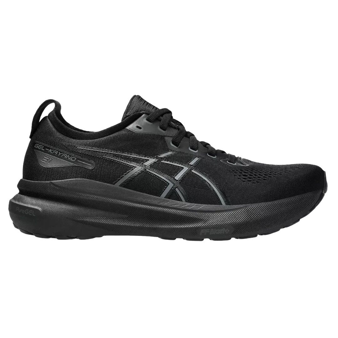 Asics Mens Gel Kayano 31 - Black/Black - Stability - SS25