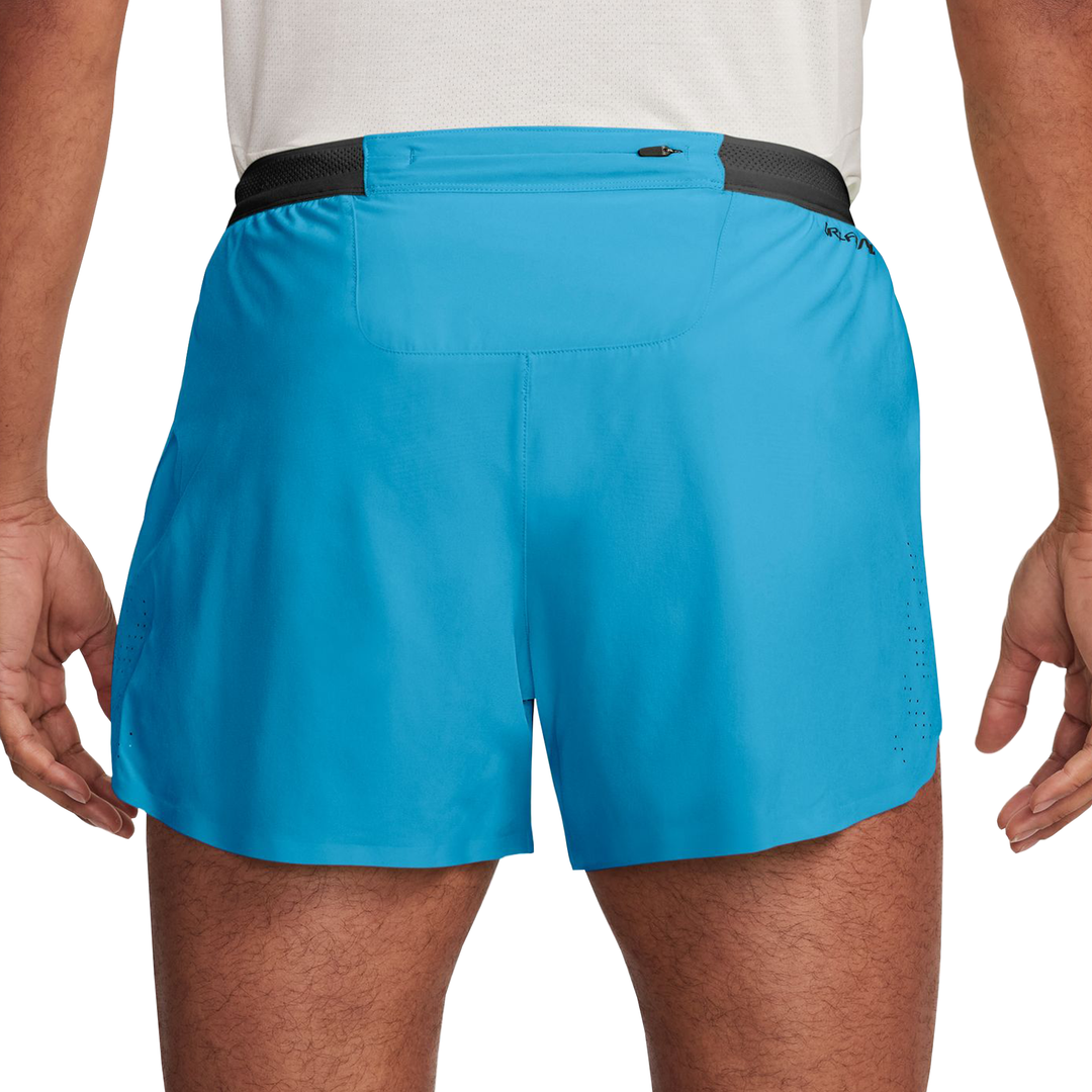 Nike Mens Dri-FIT ADV 4" Brief-Lined Aeroswift Short - Light Current Blue/Black - SU26