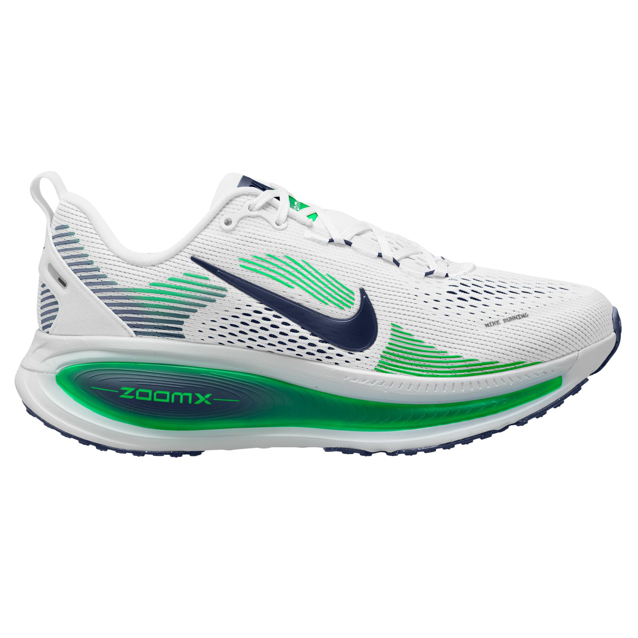 Nike Mens Vomero 18 - White/Midnight Navy/Green Spark - Neutral - FA26