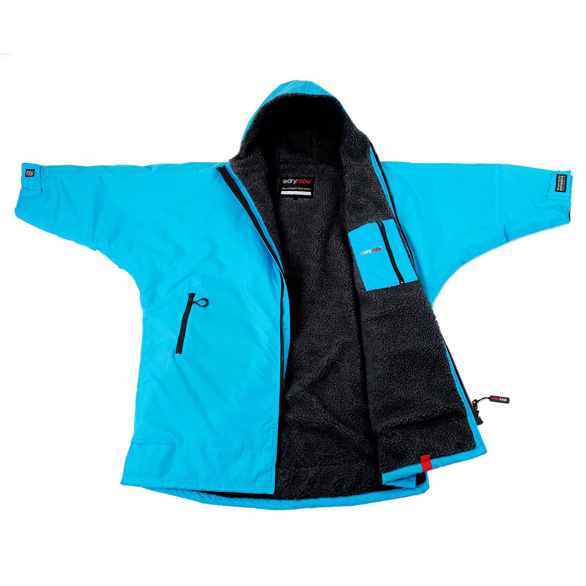 Dryrobe Advance KIDS (10-13) Long Sleeve - Cobalt Blue/Black