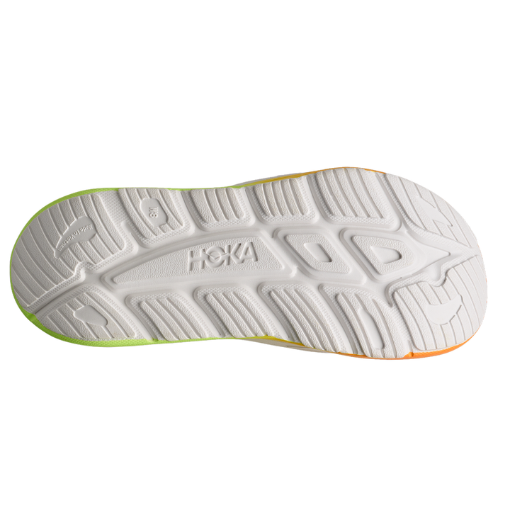 Hoka Unisex Ora Recovery Slide 3 - White/Neon Yuzu - AW26