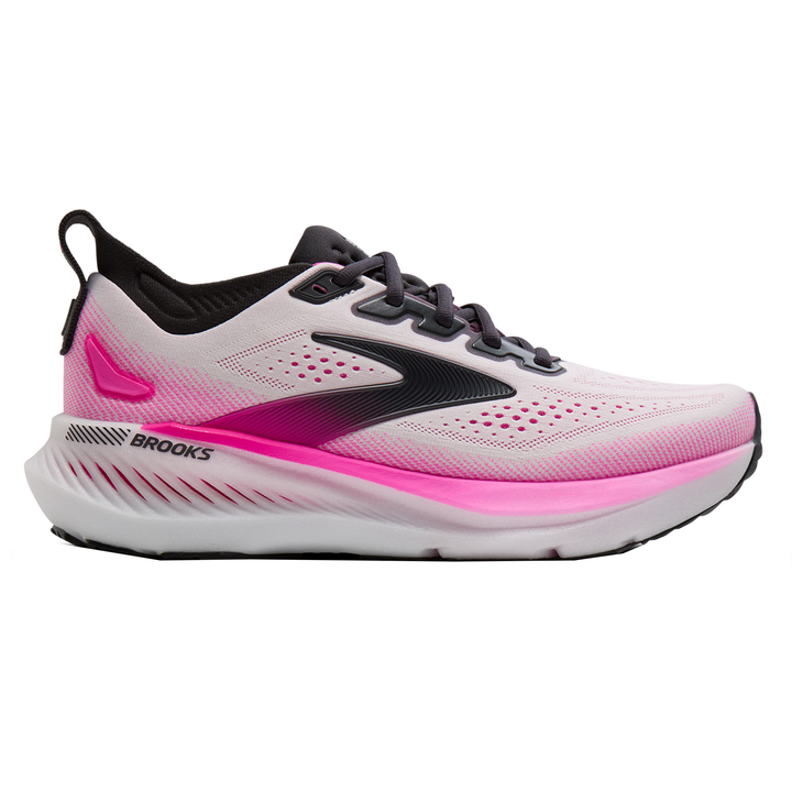 Brooks Womens Glycerin GTS 23 - White/Phantom/Cyber Pink - Stability - SS26