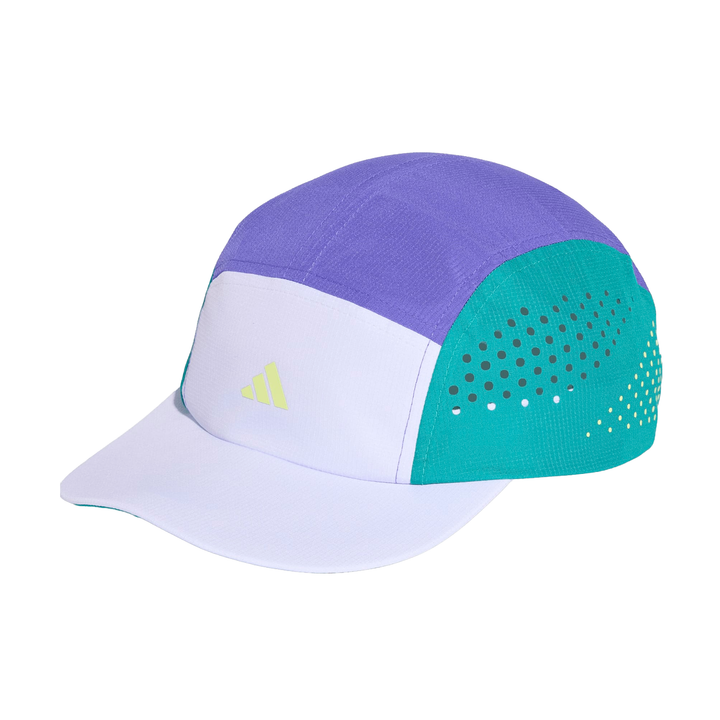 Adidas Run 5 Panel Climacool Cap - Equipment Green/Frozen Lemon