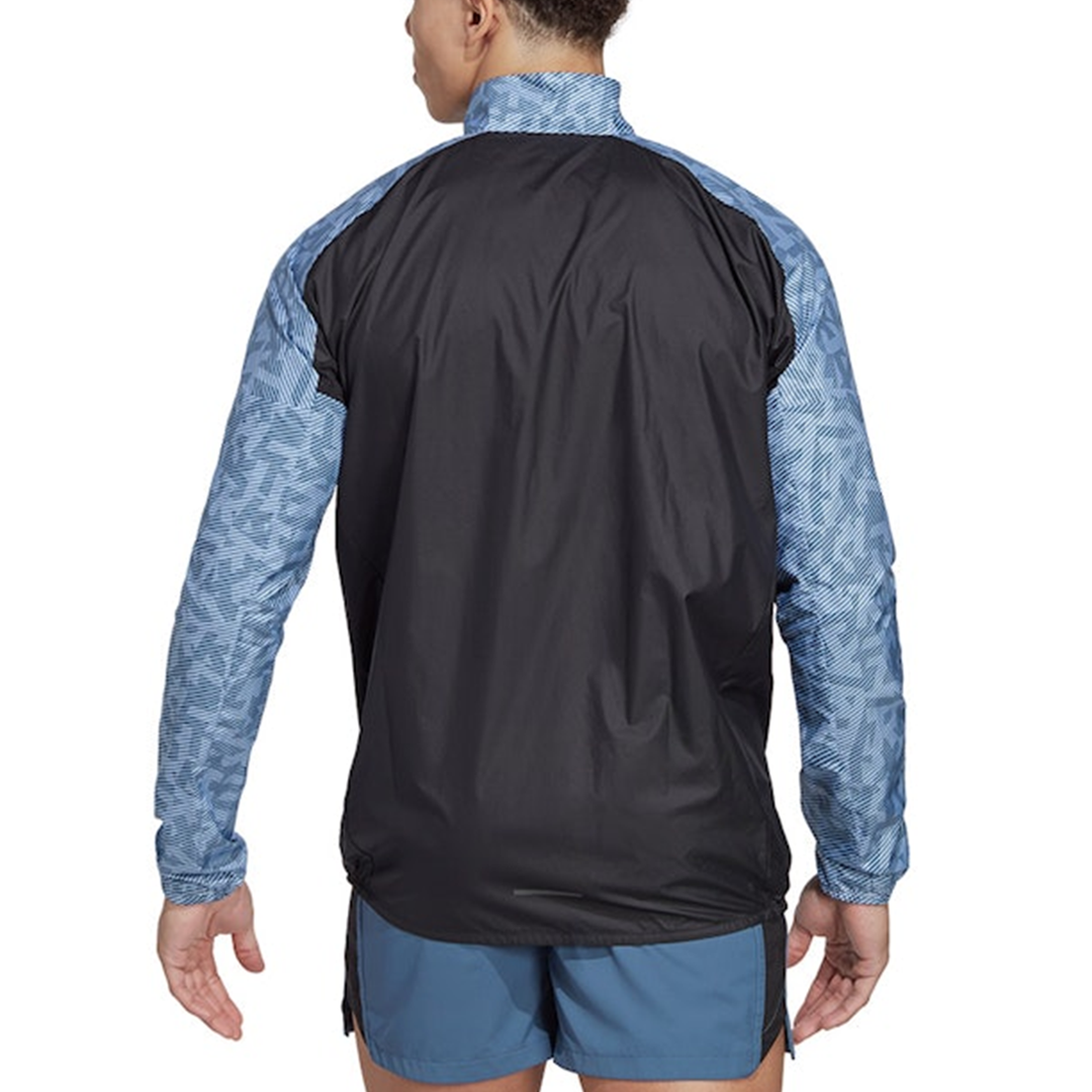 Adidas Mens Terrex Trail Windbreaker Jacket - Blue