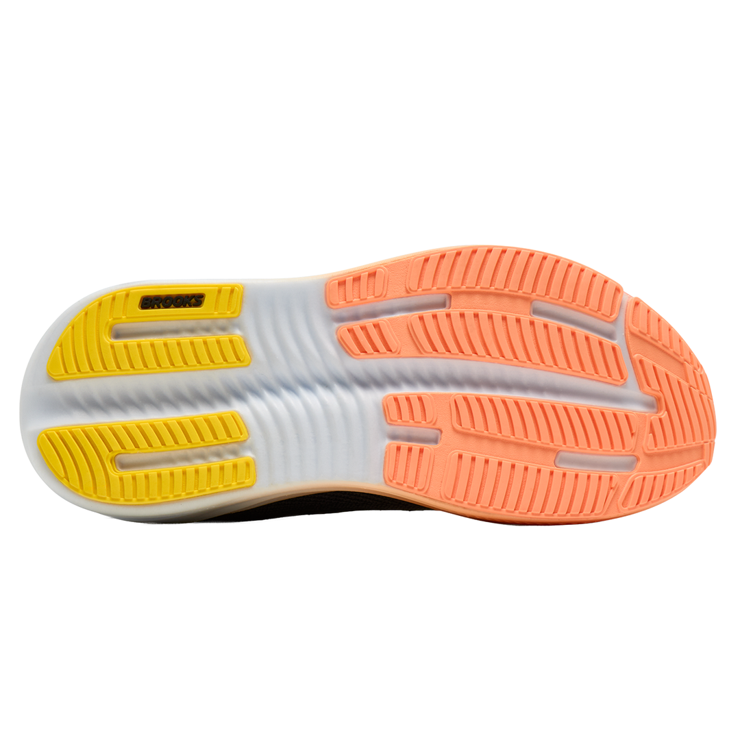Brooks Womens Ghost Max 4 - Black/Folkstone/Cyber Peach - Neutral - AW26
