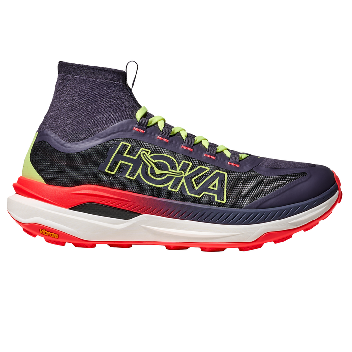 Hoka Mens Tecton X 3 - Squid Ink/Neon Flame - Trail - SS26