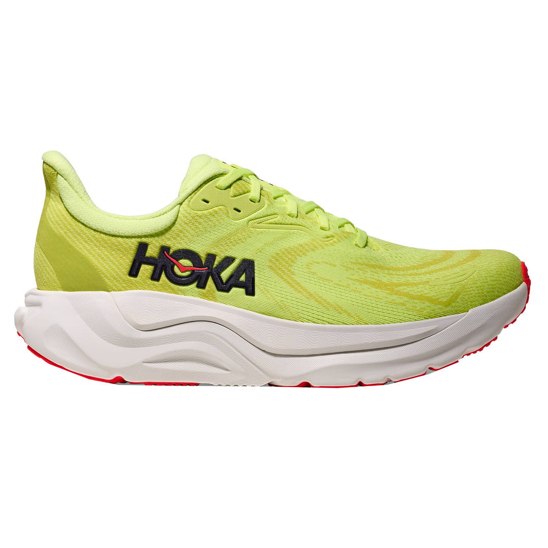 Hoka Mens Arahi 8 Wide - 2E Width - Neon Yuzu/Neon Flame - Stability - SS26