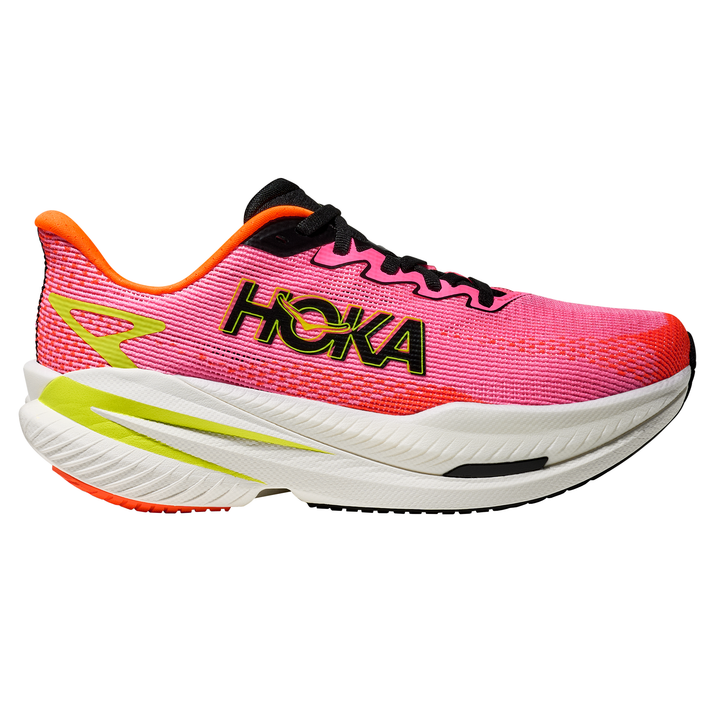 Hoka Womens Mach X 3 - Neon Rose/Neon Tangerine - Neutral - AW25