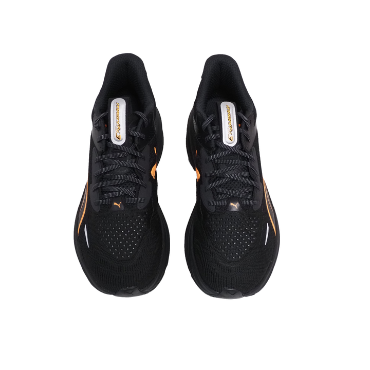 Puma Mens Magnify NITRO 3 - Puma Black/Heat Fire/Puma Silver - Neutral - AW25