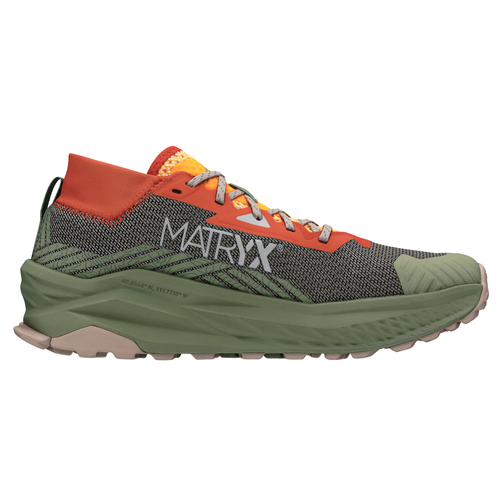 Altra Mens Olympus 275 - Gray/Orange - Trail - SS26
