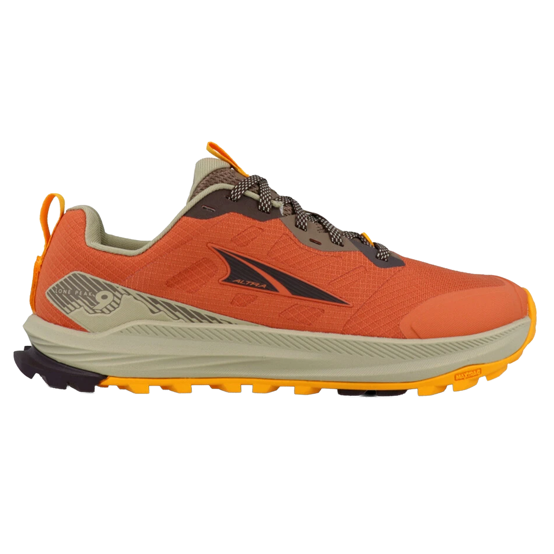 Altra Mens Lone Peak 9 - Gray/Orange - Trail - SS26