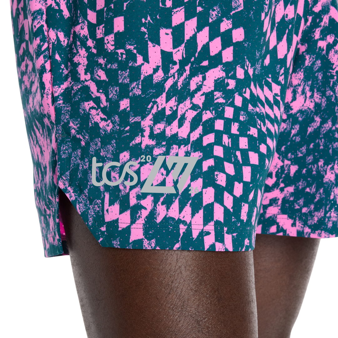 New Balance Herren London Edition RC bedruckte Short 5" – Pink Heat – SS26