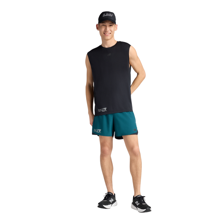 New Balance Herren London Edition RC Essentials Short 5" – Medusa Green – SS26