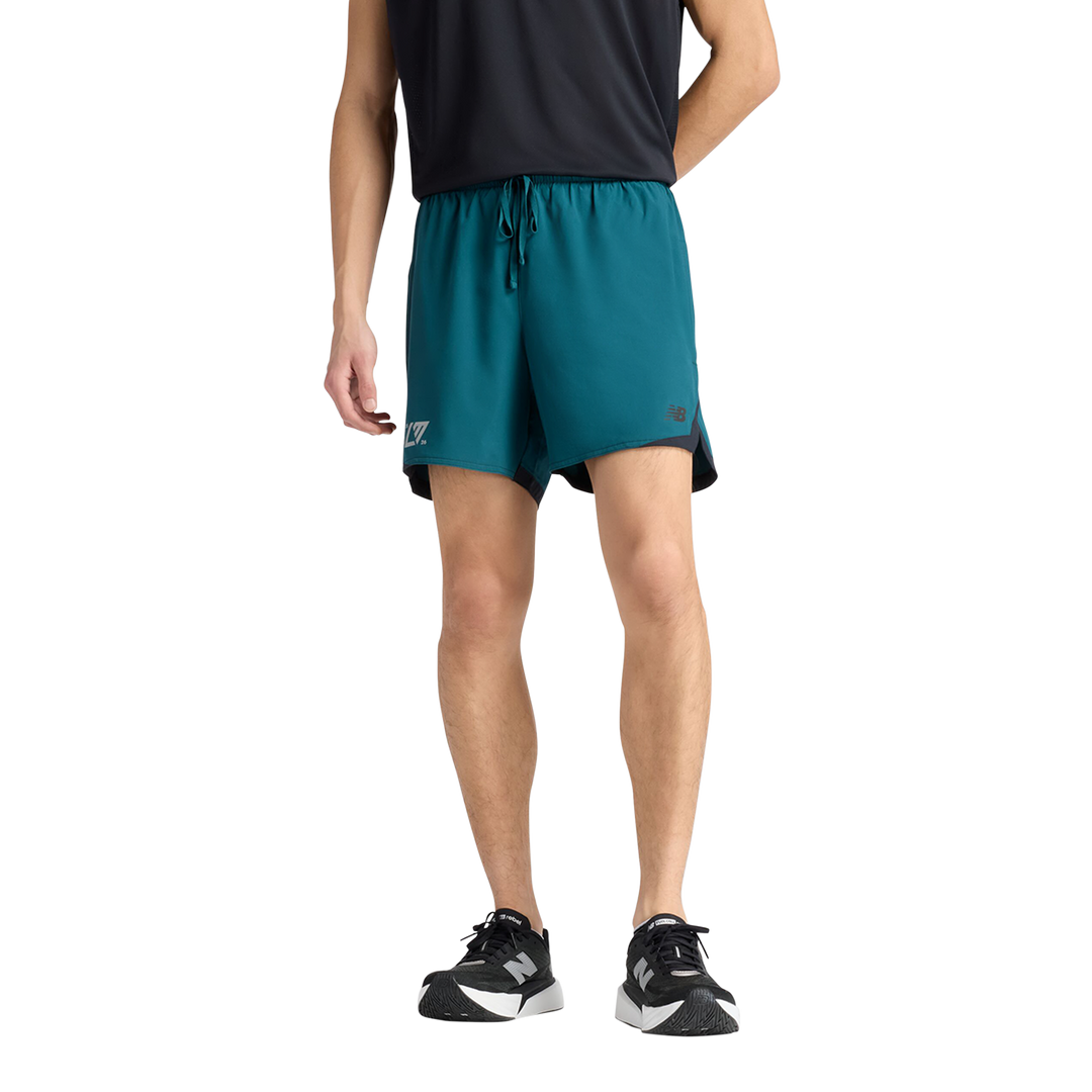 New Balance Herren London Edition RC Essentials Short 5" – Medusa Green – SS26