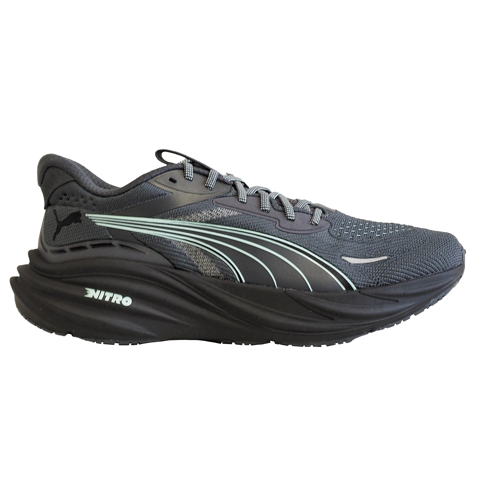 Puma Mens Magnify NITRO 3 - Dusky Gray/Mint Melt/Puma Silver - Neutral - AW25